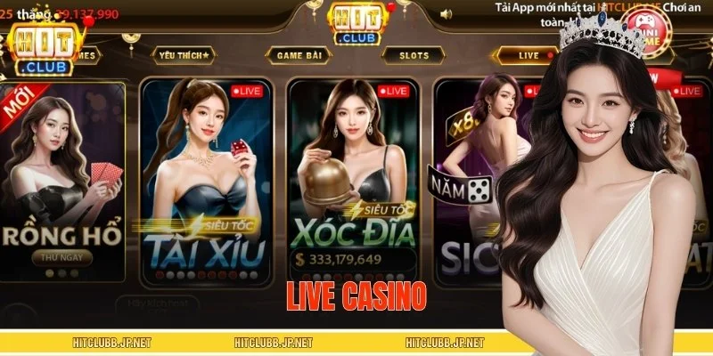 Sảnh Casino có Dealer chia bài giúp ván cược chân thực hơn